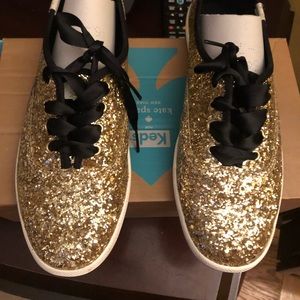 Gold Kate Spade Keds
